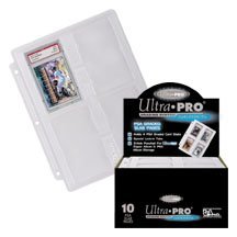 PSA Graded Card Slab Pages Box of 10